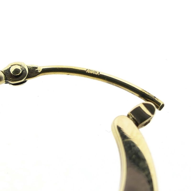 Image 7 of Gold earrings | Ø 23 mm