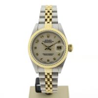 Rolex Datejust 26mm 'Full-Set'; Goud/stalen dames horloge
