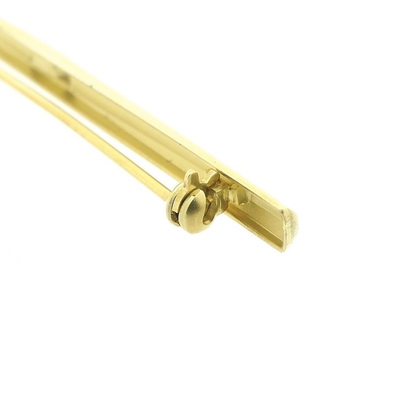 Image 6 of Gold brooch with zirconia