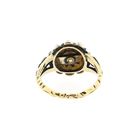 Image 4 of Gold & Silver Ring with Rose Cut Diamonds; 0.24 ct.