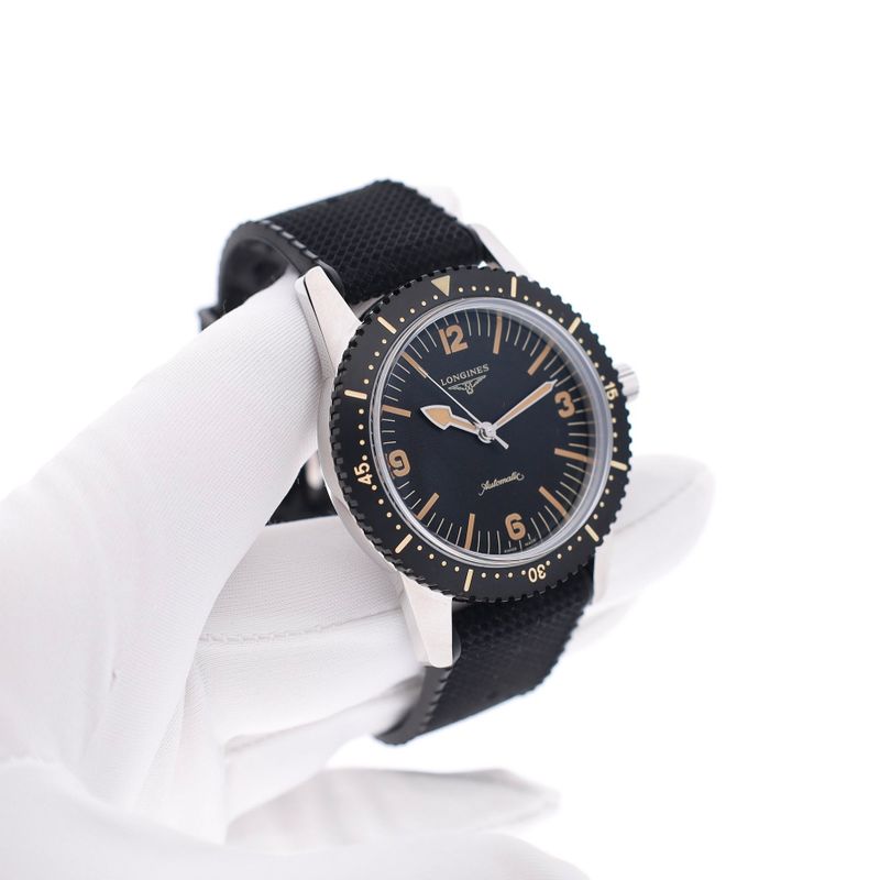 Image 9 of Longines Skin Diver 42mm L2.822.4.56.9; Automatic Men's Watch