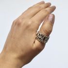 Image 6 of Silver wide fantasy ring