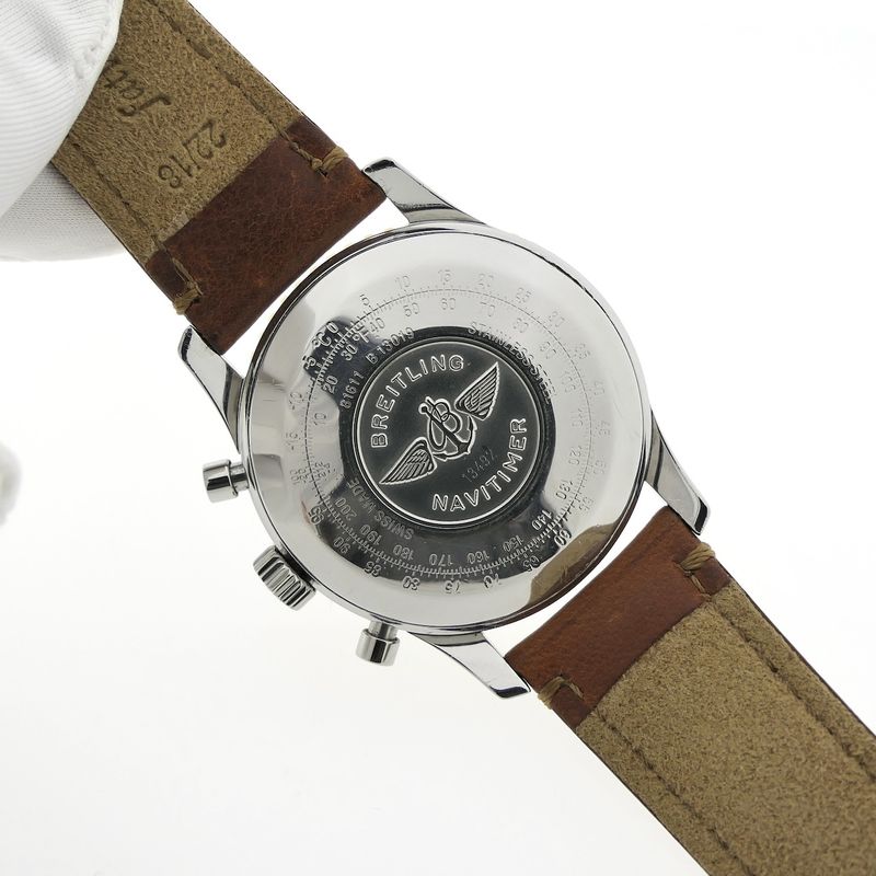 Image 10 of Breitling 'Old' Navitimer B13019; Vintage chronograph men's watch