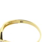Image 6 of Gold V-Shaped Ring with Diamond; 0.005 ct.