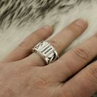Image 2 of Silver Buddha to Buddha ring | Esther