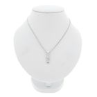 Image 11 of White gold pendant with diamonds; 0.175 ct.