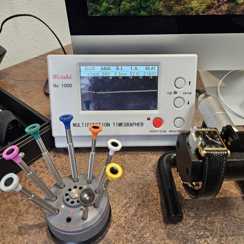 Image 20 of Cartier Tank Vermeil; Vintage mechanical women's watch