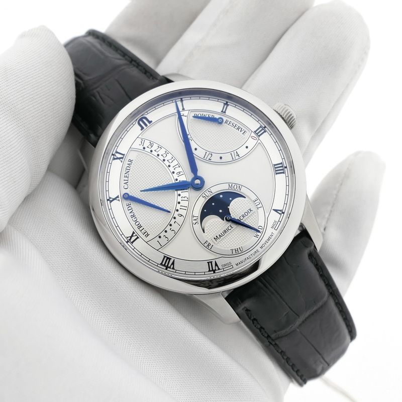 Image 14 of Maurice Lacroix Masterpiece Moon Retrograde MP6588; Automatic men's watch