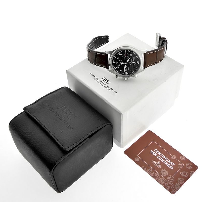 Image 4 of IWC Pilot's Watch; Chronograph men's watch