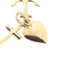 Image 8 of Gold pendant; Faith, hope, and love.