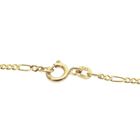 Image 6 of Gold Figaro link chain | 45 cm