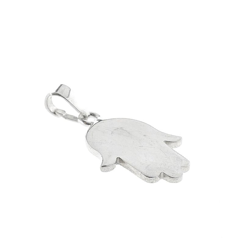 Image 2 of Silver pendant of a Hamsa hand