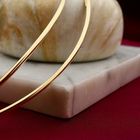 Afbeelding 2 van Gouden staafjes schakelketting | 36 cm
