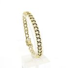 Image 1 of Gold gourmet link bracelet