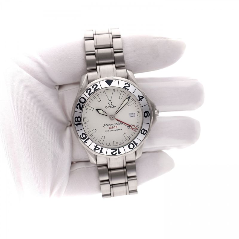 Image 7 of Omega Seamaster GMT 'Great White' 2538.20.00; Automatic Watch