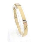 Image 1 of Tricolor gold slave bracelet; Ø 60mm