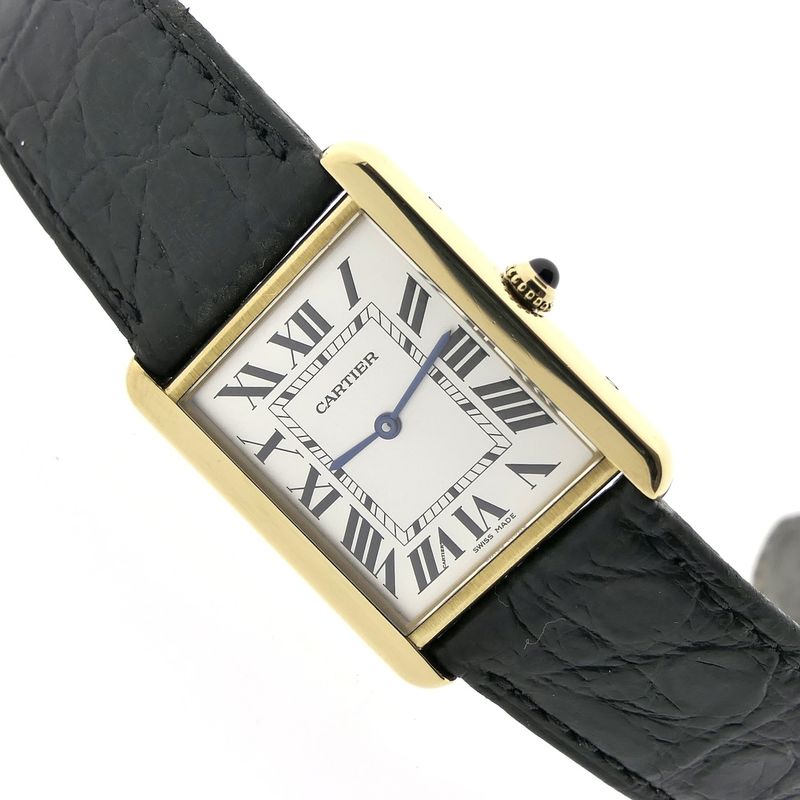 Image 10 of Cartier Tank Solo 'Large'; 18k gold watch
