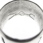 Image 4 of Wide silver ring with runic script; Bombarie