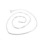 Image 3 of White gold Venetian link chain