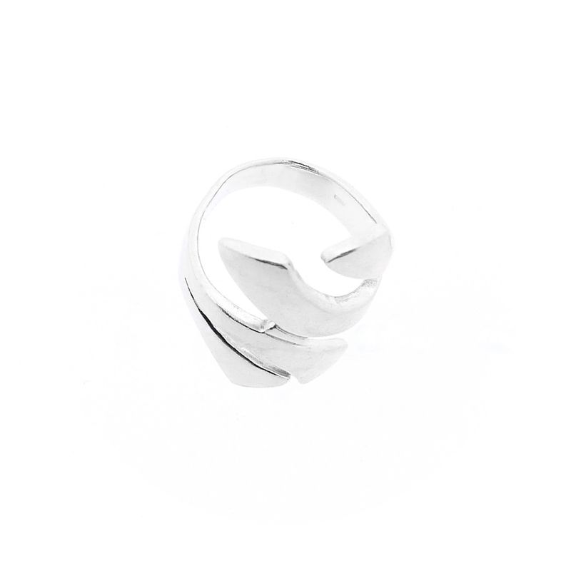 Image 7 of Silver ring with fantasy design