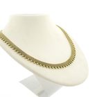 Image 3 of Gold mesh link necklace