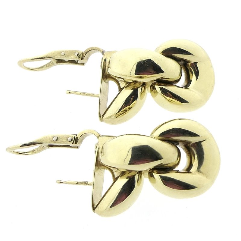 Image 8 of 9 crt. Chain earrings | Chiampesan Italy