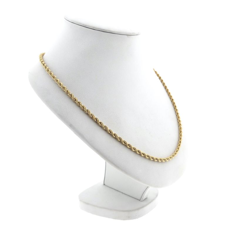 Image 6 of Twisted Gold Chain Necklace | 60.5 cm