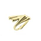 Image 1 of Golden artistic ring