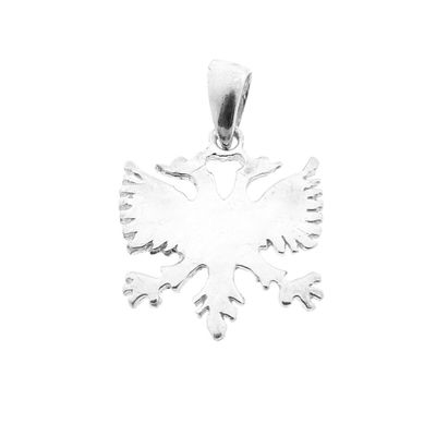 Silver pendant of an Albanian eagle Image 2 of Silver pendant of an Albanian eagle