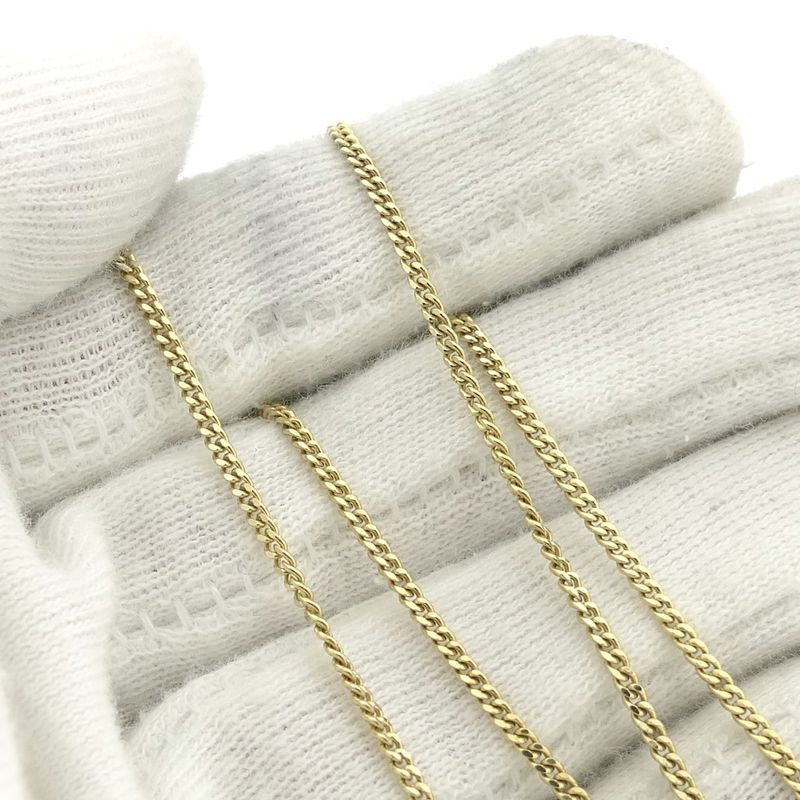 Image 6 of Gold gourmet link chain | 50 cm