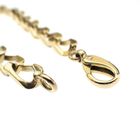 Image 6 of Wide gold gourmet link bracelet