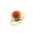 Image 1 of Vintage gold ring with carnelian