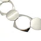 Image 2 of Silver unique link bracelet | 20 cm