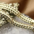 Image 2 of Gold French gourmet link bracelet | 19 cm
