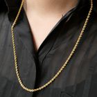 Image 8 of 22 carat gold twisted link chain | 61.5 cm