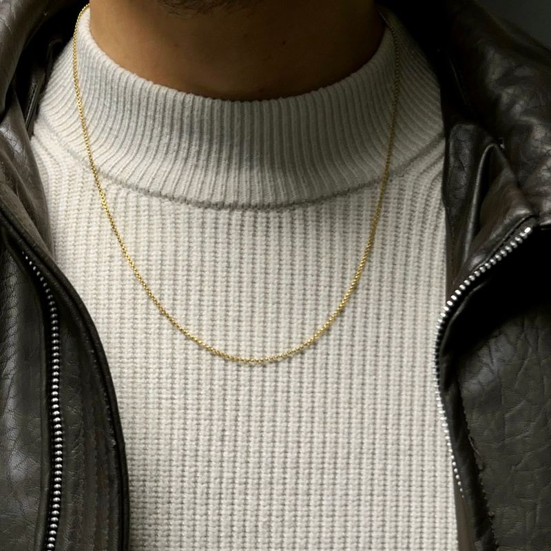 Image 7 of Golden Jasseron Link Necklace