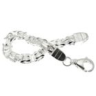 Image 3 of Silver wide king bracelet | 25 cm