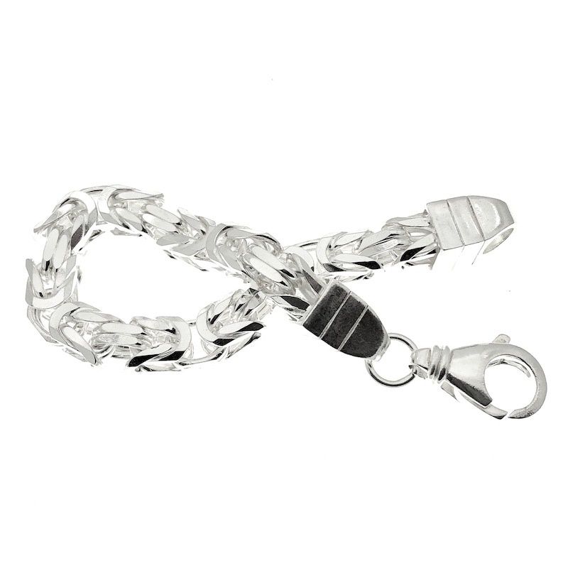 Image 3 of Silver wide king bracelet | 25 cm