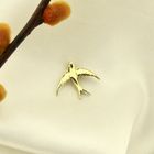 Image 2 of Gold pendant of a swallow