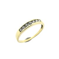 Gold ring/sliding ring with zirconia