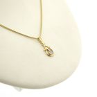 Image 8 of Gold pendant with white opal