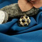 Image 2 of Vintage gold pendant with garnet.