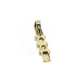 Image 6 of Gold minimalist pendant with zirconia