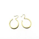 Image 4 of Vintage/antique gold hoop earrings | Ø 18.5 mm