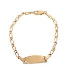 Image 1 of 18K gold children's bracelet with a picture | 14 cm