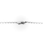 Image 4 of White gold necklace with a fixed pendant and a 0.085 ct. diamond | 43.5 cm