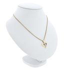 Image 4 of Gold pendant of a heart with zirconia