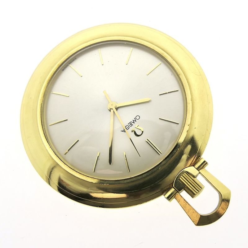 Image 7 of Omega vintage pocket watch 1181SC; 18k yellow gold, caliber 600 'Central Seconds'