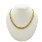 Image 1 of Gold twisted link chain | 40-80 cm