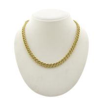 Gold twisted link chain | 40-80 cm